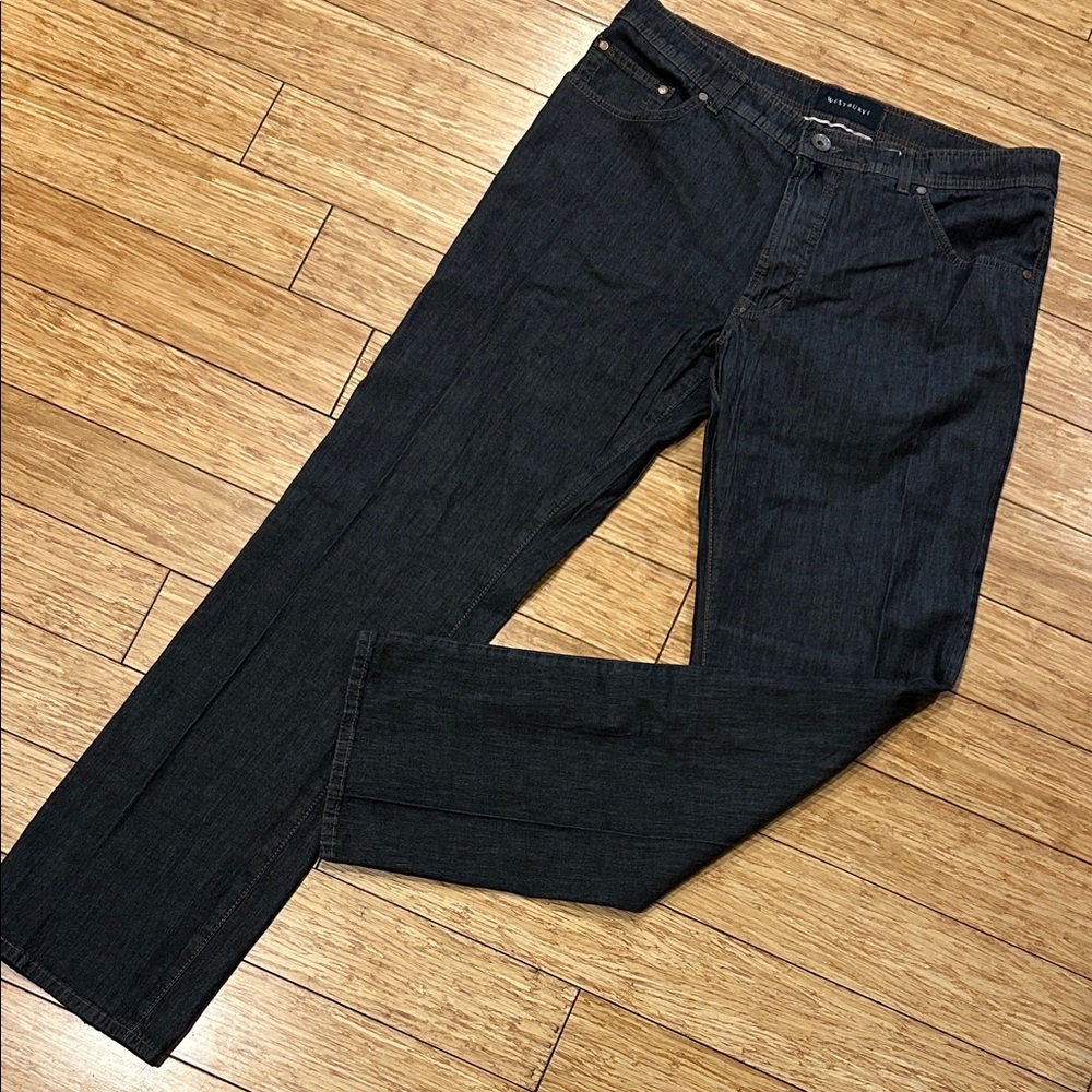Westbury Men's Straight Fit Jeans in Dark Blue 36 x 32